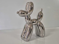 Koons (after) balloondog silver - keramiek epoxylaag - 28 x 23 - afbeelding 3 van  3
