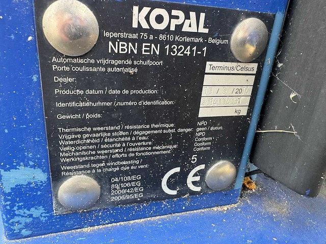 Kopal elektrische schuifpoort 2014 - afbeelding 15 van  22