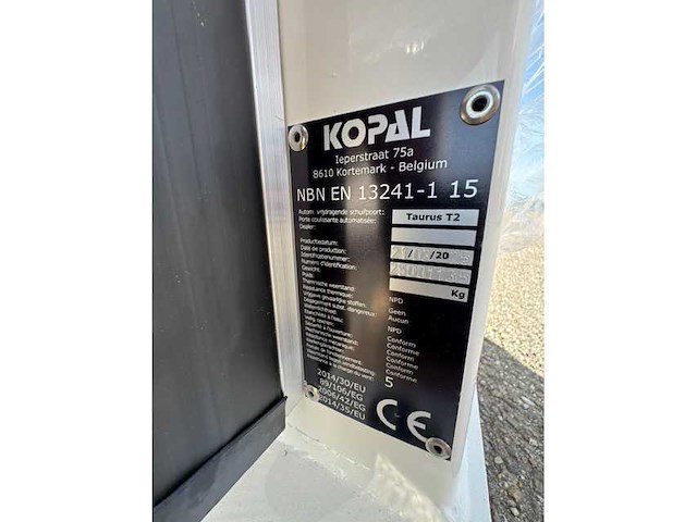 Kopal taurus t2 vrijdragende schuifpoort - afbeelding 8 van  8