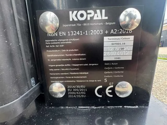 Kopal terminus automatische schuifpoort (nieuw) - afbeelding 7 van  9