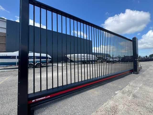Kopal terminus vrijdragende automatische schuifpoort - afbeelding 1 van  5