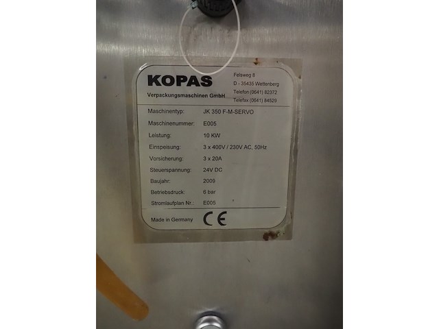 Kopas verpackungsmaschinen gmbh - afbeelding 18 van  25