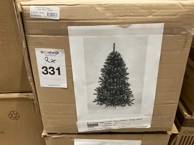 Kopenhagen kunstkerstboom (2x) - afbeelding 3 van  6