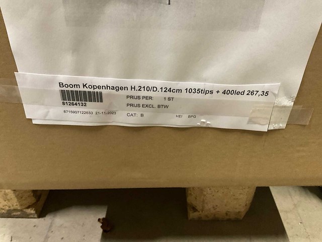 Kopenhagen kunstkerstboom (2x) - afbeelding 6 van  6