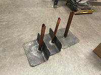 Koper spuwer met visbek (3x) - afbeelding 1 van  1