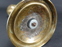 Koper/bronzen kandelaar - afbeelding 5 van  5