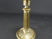 Koper/bronzen kandelaar - afbeelding 1 van  5