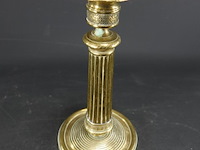 Koper/bronzen kandelaar - afbeelding 2 van  5