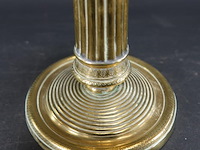 Koper/bronzen kandelaar - afbeelding 4 van  5