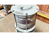 Koperen boordlicht met fresnel lens - afbeelding 2 van  3