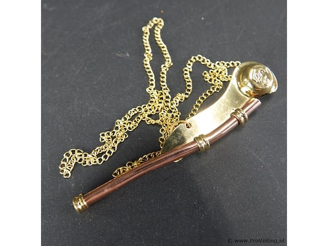 Koperen bootsmanfluit - afbeelding 3 van  4