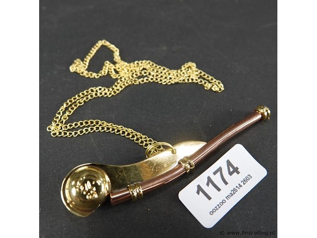 Koperen bootsmanfluit - afbeelding 1 van  5