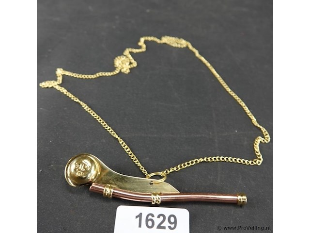 Koperen bootsmanfluit - afbeelding 1 van  5