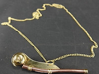 Koperen bootsmanfluit - afbeelding 1 van  5