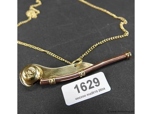 Koperen bootsmanfluit - afbeelding 2 van  5