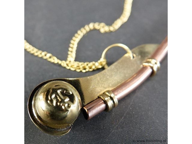 Koperen bootsmanfluit - afbeelding 3 van  5