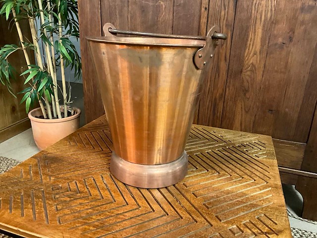 Koperen emmer - afbeelding 1 van  8