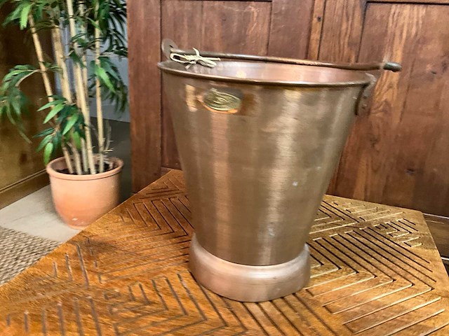 Koperen emmer - afbeelding 2 van  6
