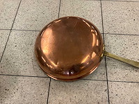 Koperen pannen en brander (4x) - afbeelding 6 van  6