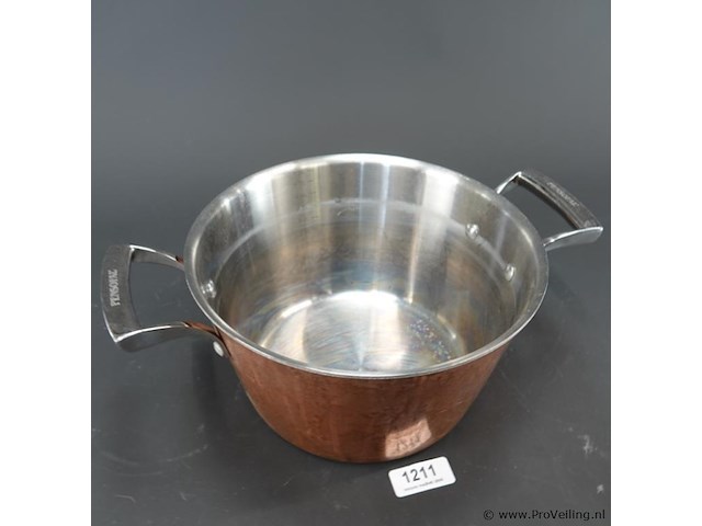 Koperen pensofal pan uit de luxe reserve-collectie - afbeelding 2 van  5