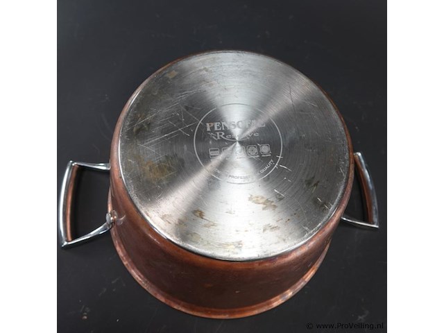 Koperen pensofal pan uit de luxe reserve-collectie - afbeelding 4 van  5