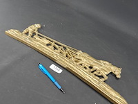 Koperen plaque "en de boer hij ploegde voort" - afbeelding 1 van  5