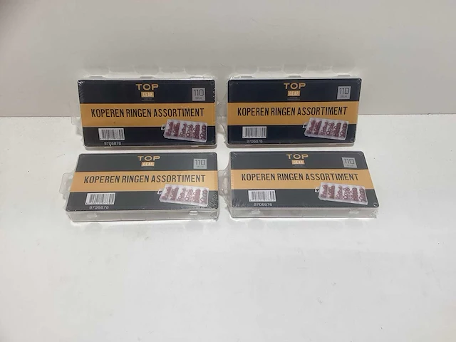 Koperen ringen assortiment - 110-delig - m6 t/m m16 (2x) - afbeelding 8 van  8