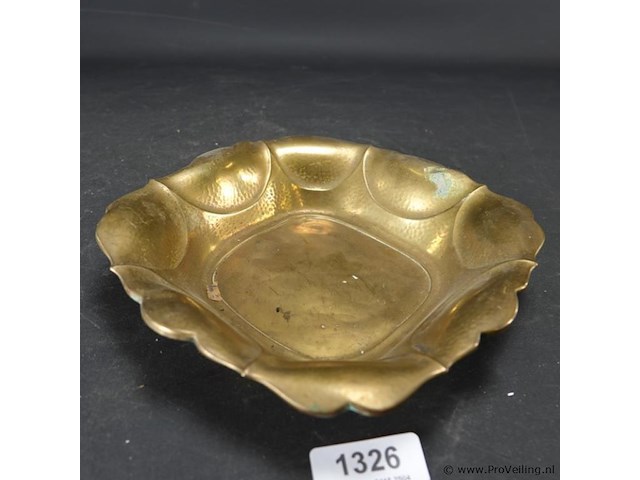 Koperen schaal - afbeelding 1 van  5