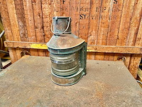 Koperen scheepslamp - afbeelding 1 van  2