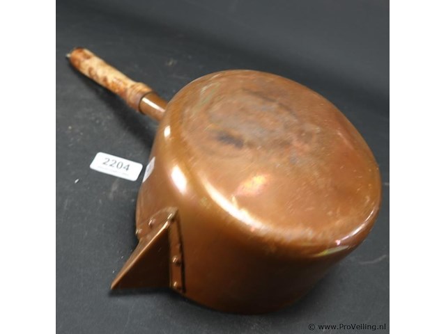 Koperen schenk steelpan - afbeelding 5 van  5