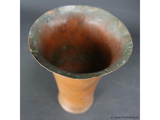 Koperen vaas - afbeelding 4 van  5