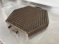 Koperen vlaaien rasterstans - afbeelding 1 van  3