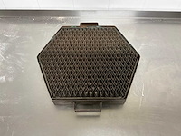 Koperen vlaaien rasterstans - afbeelding 2 van  3