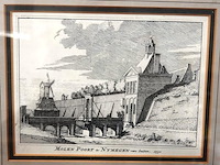 Kopergravure van de molenpoort in nijmegen - afbeelding 2 van  5