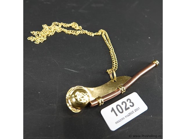 Koper/messing bootsmanfluit - afbeelding 1 van  5