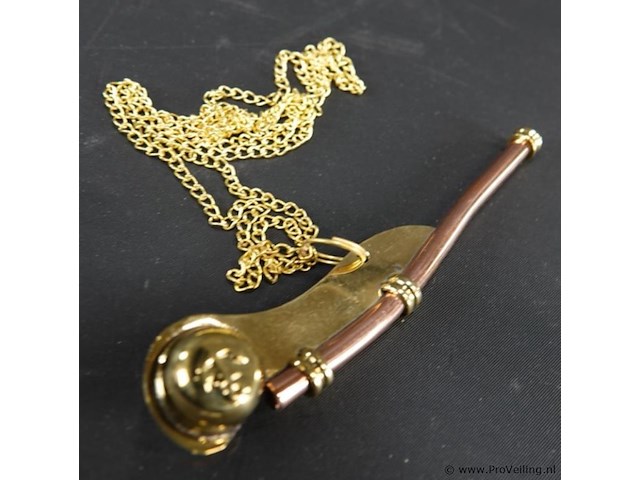 Koper/messing bootsmanfluit - afbeelding 2 van  5