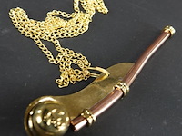 Koper/messing bootsmanfluit - afbeelding 2 van  5