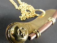 Koper/messing bootsmanfluit - afbeelding 3 van  5