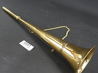 Koper/messing jachthoorn - afbeelding 1 van  5