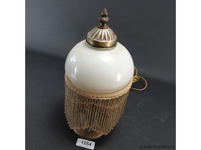 Koper/messing lamp - afbeelding 2 van  5