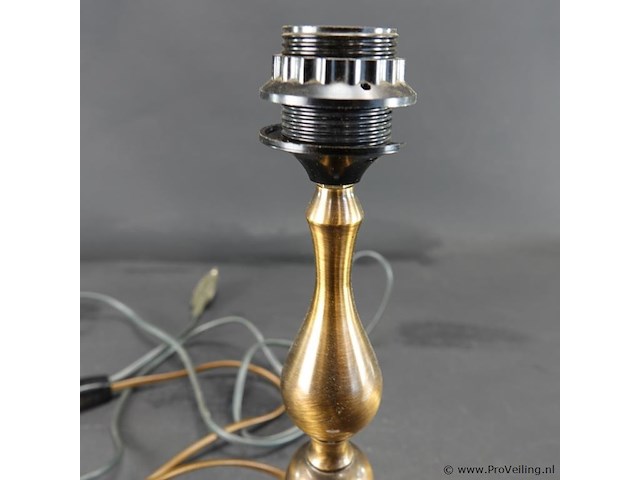 Koper/messing lampvoet - afbeelding 3 van  5