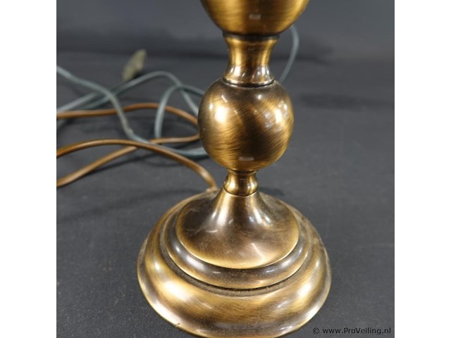 Koper/messing lampvoet - afbeelding 4 van  5