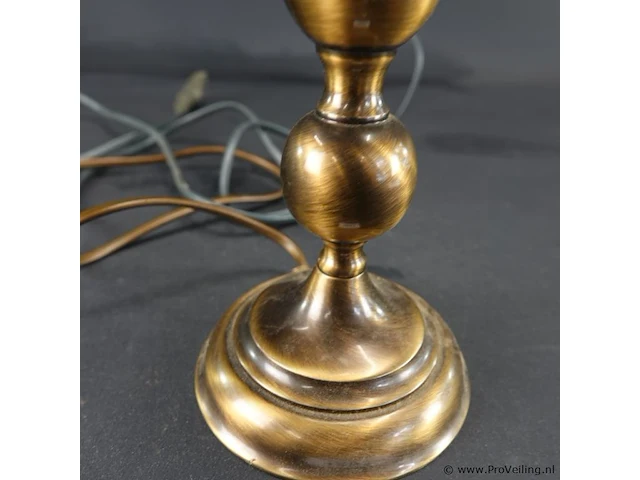 Koper/messing lampvoet - afbeelding 4 van  5