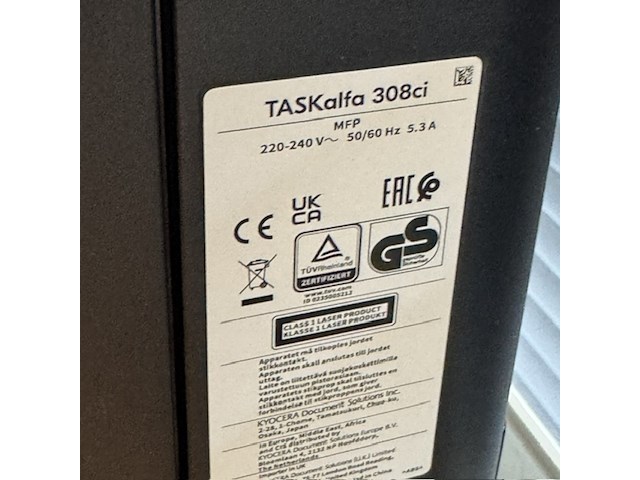 Kopieermachine kyocera, taskalfa 308ci, zwart - afbeelding 5 van  8