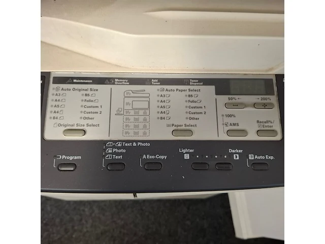 Kopieermachine/printer kyocera, km-1620 - afbeelding 5 van  8