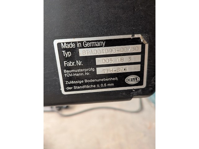 Koplamp afstelapparaat hella, 8pa004090-00/30 - afbeelding 9 van  9