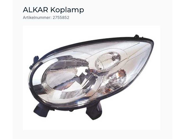 Koplampen - citroën c1 - links & rechts - afbeelding 1 van  5
