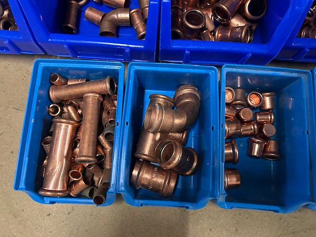Koppelingen en fittingen rood koper (180x) - afbeelding 3 van  6