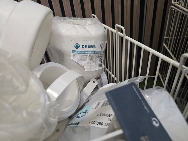 Koppelingen tbv riool en toilet pvc, partij - afbeelding 3 van  9