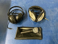Koptelefoon en microfoon (3x) - afbeelding 1 van  5